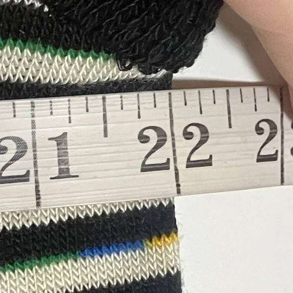 Ali Miles Sweater Womens Large Multicolor Lagenlook Artsy Colorful Pocket Cowl L - Picture 15 of 16